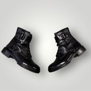 Paul Green Patent Leather Black Sz 4/ US 6.5